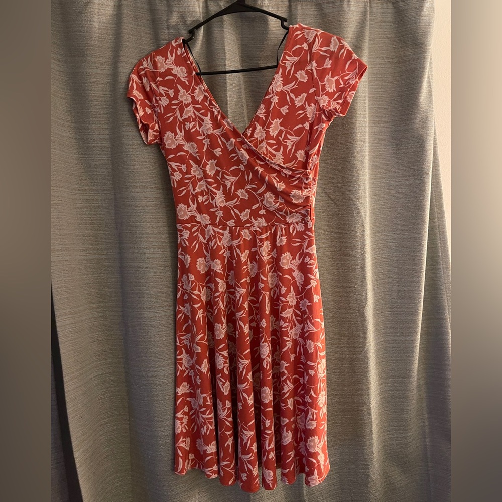 XS NWT Kaileigh Amandine Knit Dress Coral